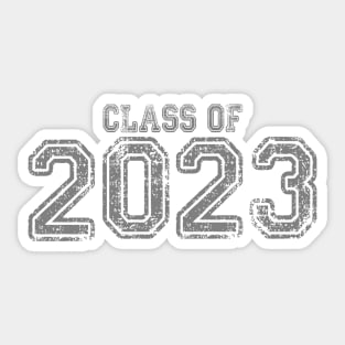 Varsity Gray Class of 2023 Sticker